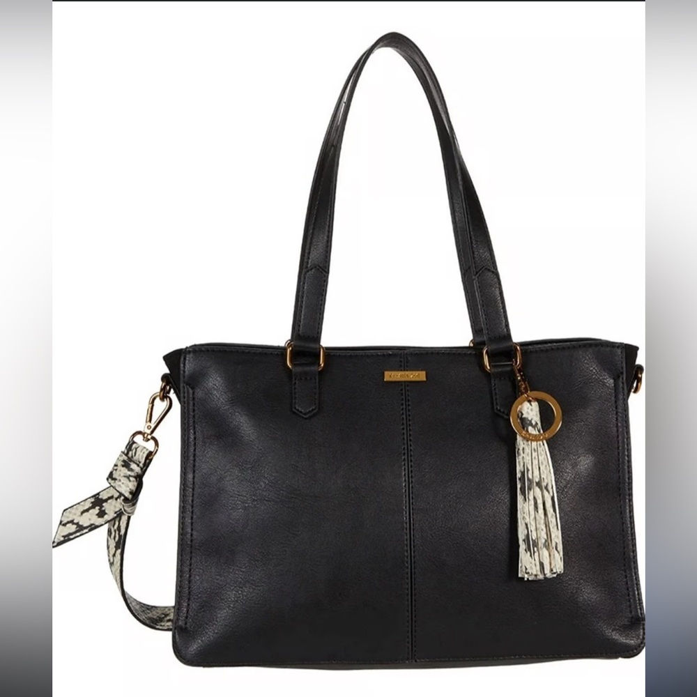 RACHEL ZOE Helsie Crossbody Tote Bag Purse Snake Print NWOT